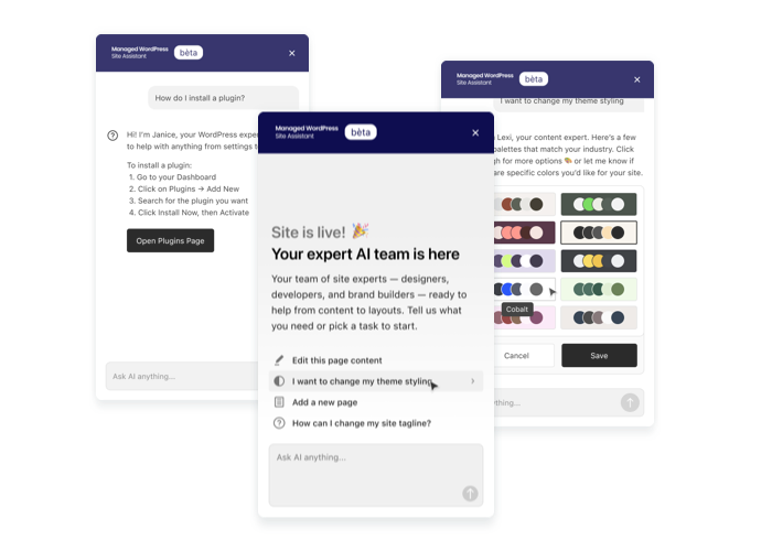 Need adjustment? Ask your AI Assistant