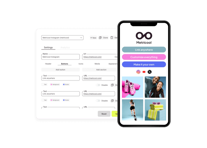 Get action with a <i>link-in-bio</i>