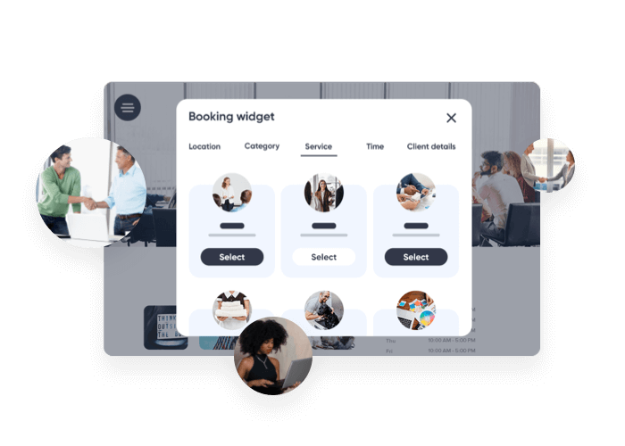 Integreer de boekingssoftware op je eigen website