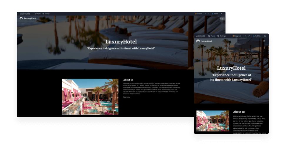 Le résultat ? Un site web magnifique Le résultat ? Un site web magnifique